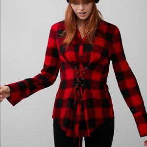 Flannel Corset shirt.